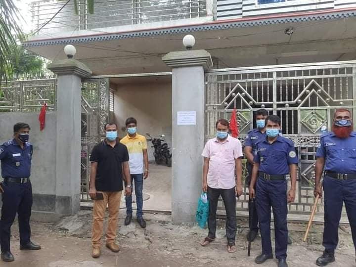 চরফ্যাসনে ২৫ পরিবার কে লকডাউন ঘোষনা, ১০জনের করোনা শনাক্ত
