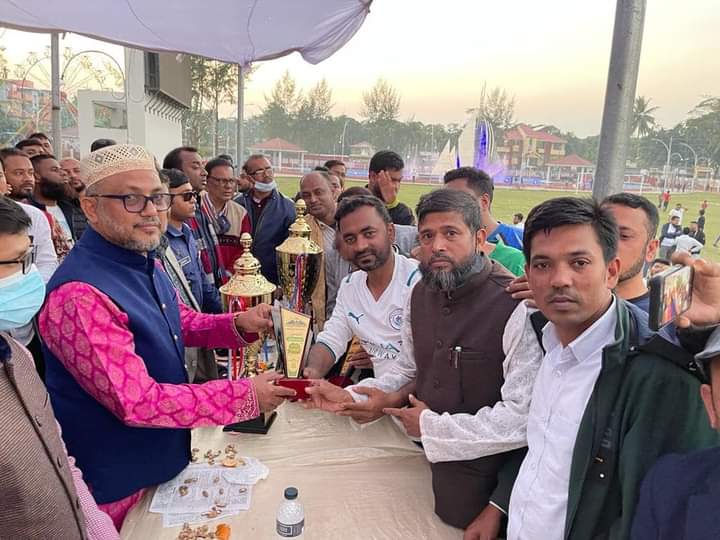 ভোলায় বঙ্গবন্ধু মিডিয়া কাপ আন্তঃউপজেলা প্রেসক্লাব ফুটবল টুনামেন্টে তজুমদ্দিন প্রেসক্লাব চ্যাম্পিয়ন