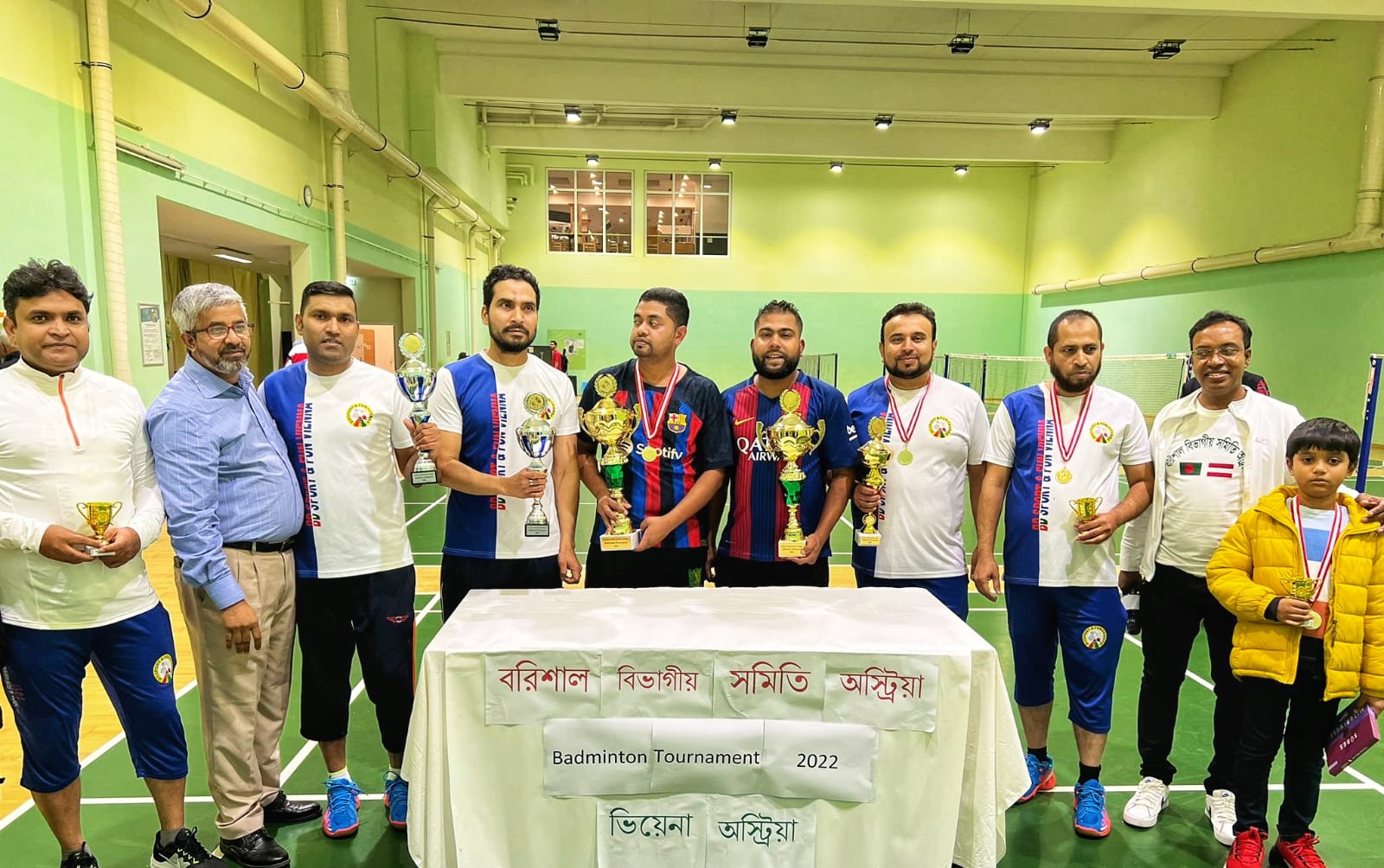 ভিয়েনায় বরিশাল বিভাগীয় সমিতির জাঁকজমক ব্যাডমিন্টন টুর্নামেন্ট