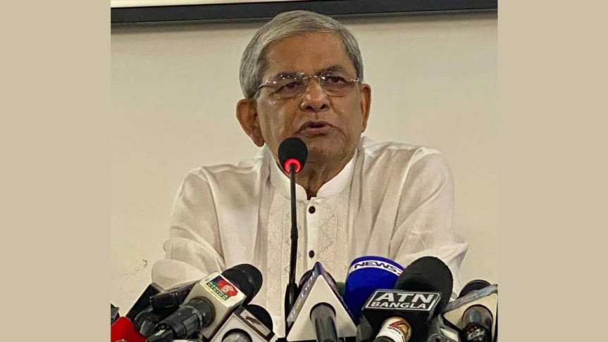 খুলনার সমাবেশ নিয়ে সরকার সন্ত্রাস করছে : মির্জা ফখরুল