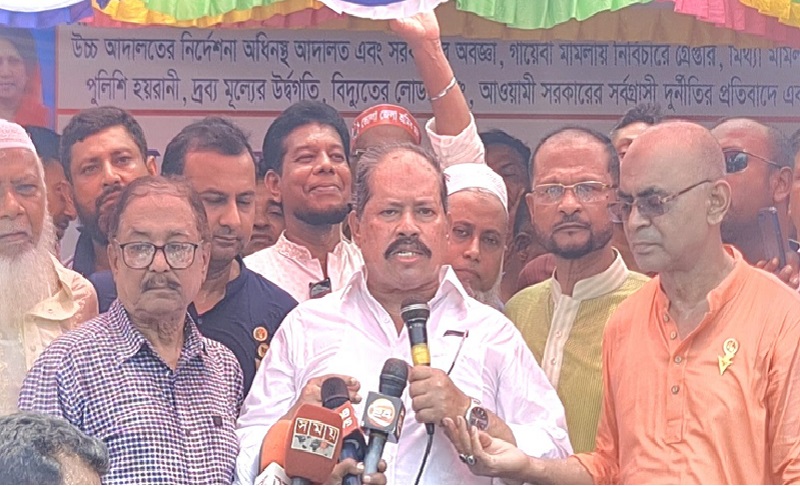 তত্ত্বাবধায়ক সরকার ছাড়া দেশে কোন নির্বাচন হবে না- ভোলায় এড. মজিবুর রহমান সরোয়ার