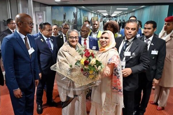 ব্রিকস সম্মেলনে অংশ নিতে জোহানেসবার্গে পৌঁছেছেন প্রধানমন্ত্রী