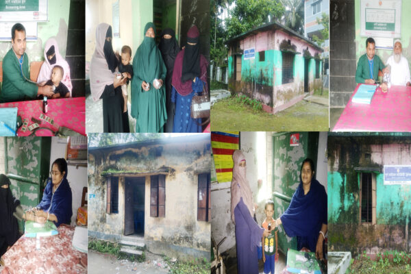 লালমোহনে কমিউনিটি ক্লিনিকের মাধ্যমে জনমানুষের দুয়ারে স্বাস্থ্য সেবা
