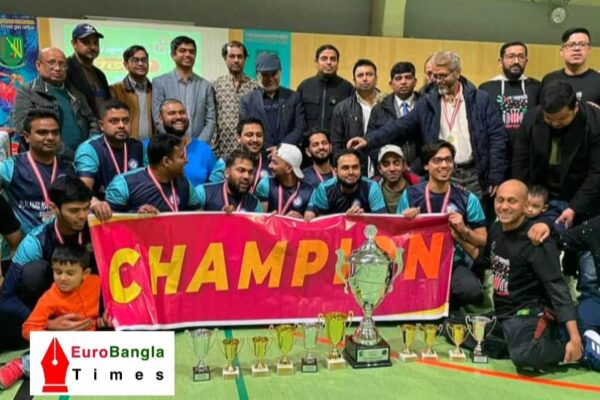 ভিয়েনায় অমর একুশে কাপ ২০২৪ চ্যাম্পিয়ন সিলেট এক্সপ্রেস