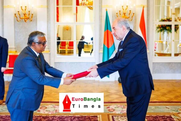 হাঙ্গেরিতে মান্যবর রাষ্ট্রদূত সিয়ামের পরিচয়পত্র পেশ