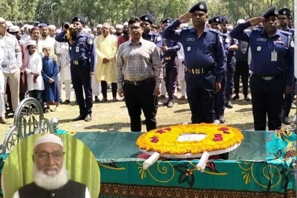 রাষ্ট্রীয় মর্যাদায় শায়িত লালমোহনের বীর মুক্তিযোদ্ধা মাহে আলম