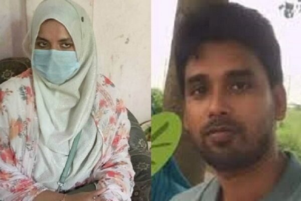 ভোলায় বিয়ের দাবিতে প্রতারক প্রেমিকের বাড়িতে অনশনে যুবতী