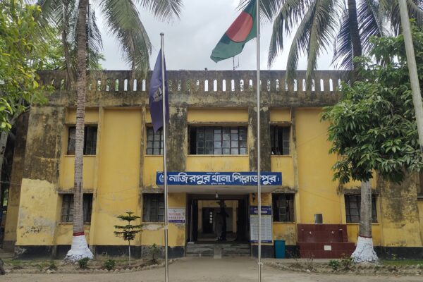 নাজিরপুরে ট্রাক চাপায় ভ্যান চালকের মৃত্যু