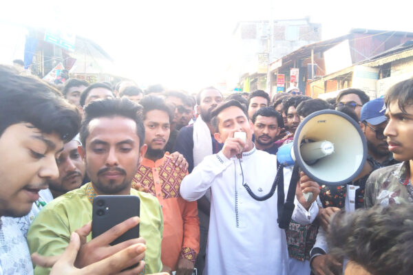 নতুন বাংলাদেশ বির্নিমানে আমরা একসাথে ঐক্যবদ্ধ হয়ে আগামীর বাংলাদেশ গড়বো – সারজিস আলম