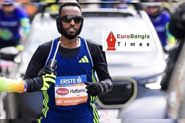 ৪২তম ভিয়েনা সিটি ম্যারাথনে বিজয়ী ইথিওপিয়ার হাফতামু আবাদি